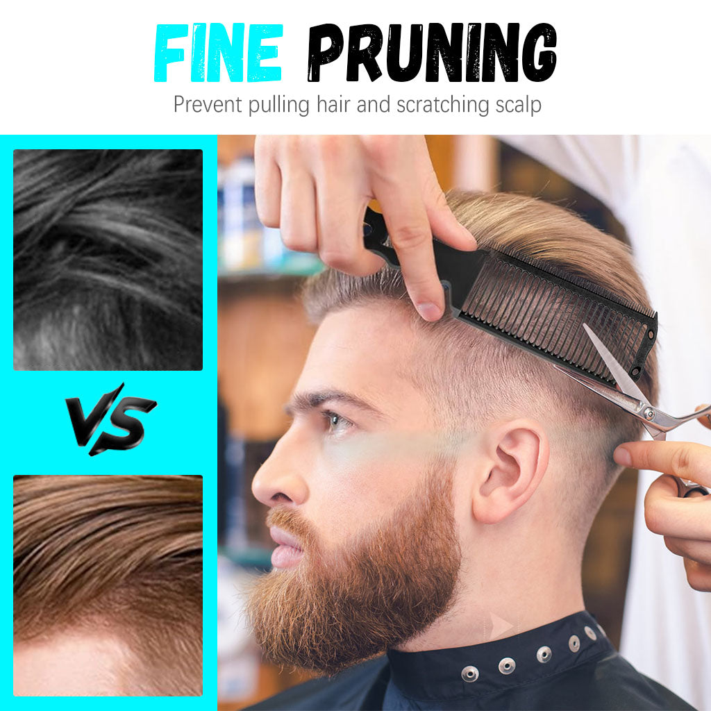 MAYCREATE® Fade Comb for Men, Barber Comb Set, Professional Curved Positioning Taper Comb & Styling Combs, Flat Top Hair Cutting Comb Clipper Combs for Cutting and Blending MAYCREATE® Fade Comb for Men, Barber Comb Set, Professional Curved Positioning Taper Comb & Styling Combs, Flat Top Hair Cutting Comb Clipper Combs for Cutting and Blending